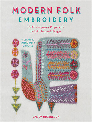 cover image of Modern Folk Embroidery